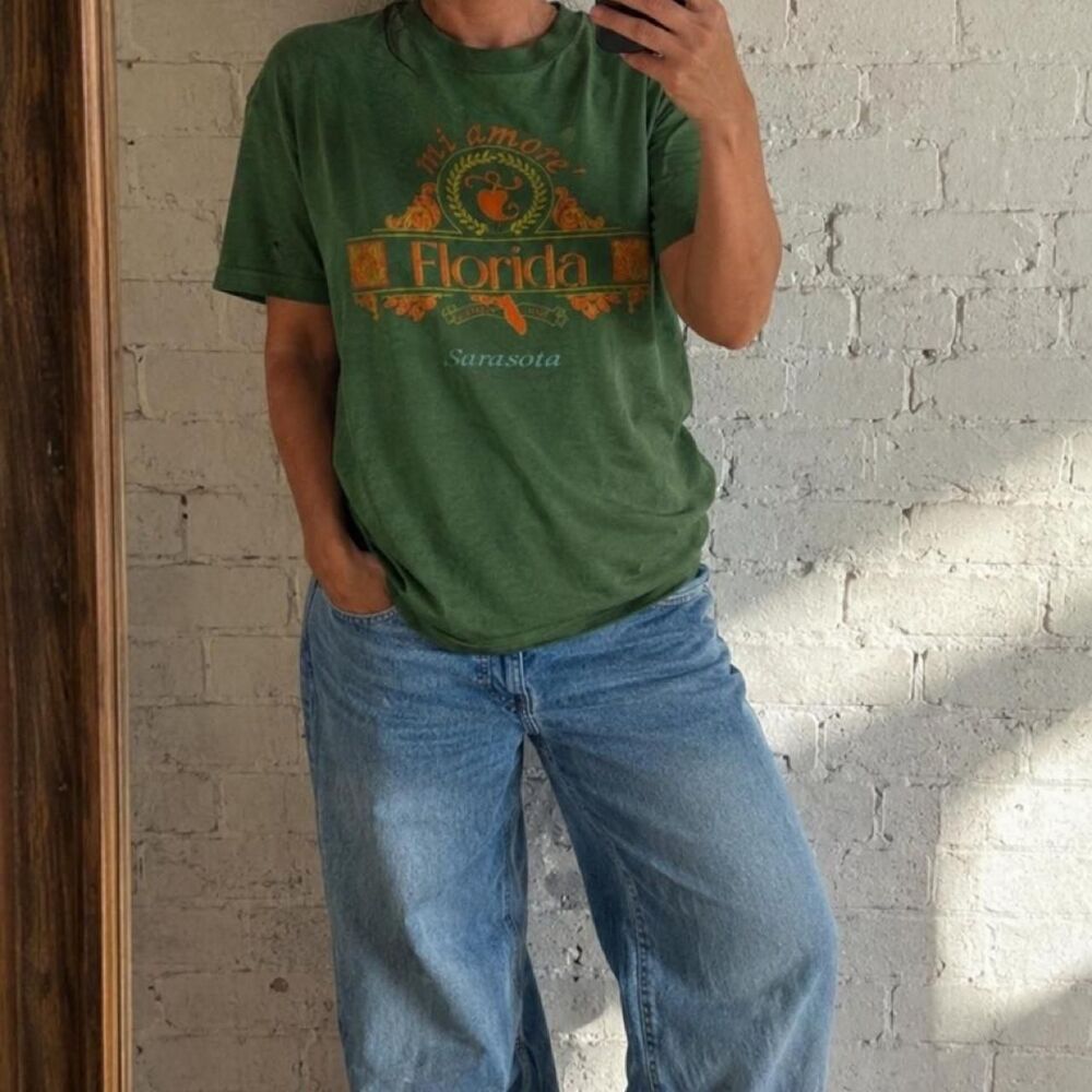 Tee-jays Men's Green T-shirt